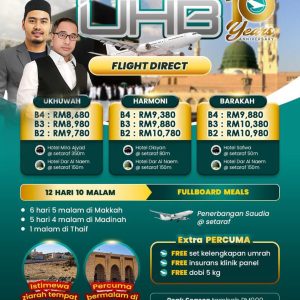 Pakej Umrah (Penerbangan Terus)